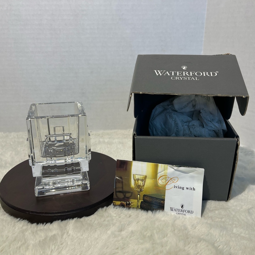 Waterford Crystal Metropolitan Votive 4”candle holder